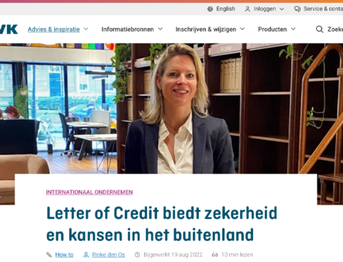 L/C biedt zekerheid en kansen in het buitenland